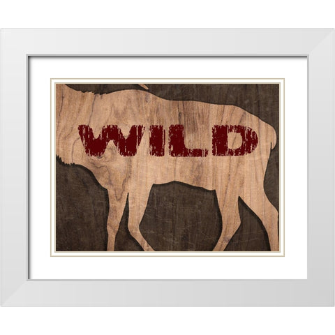 Lodge 5 White Modern Wood Framed Art Print with Double Matting by Phillip, Jamie