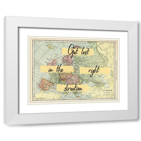 Europe Travels White Modern Wood Framed Art Print with Double Matting by Phillip, Jamie