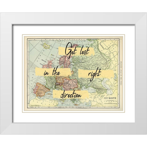 Europe Travels White Modern Wood Framed Art Print with Double Matting by Phillip, Jamie