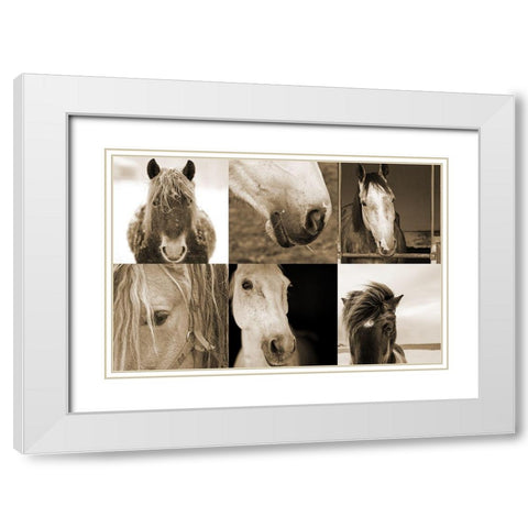 Wild West 1 White Modern Wood Framed Art Print with Double Matting by Phillip, Jamie