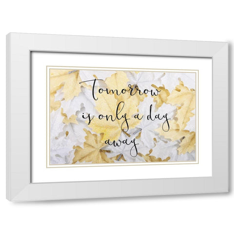 Tomorrow White Modern Wood Framed Art Print with Double Matting by Phillip, Jamie