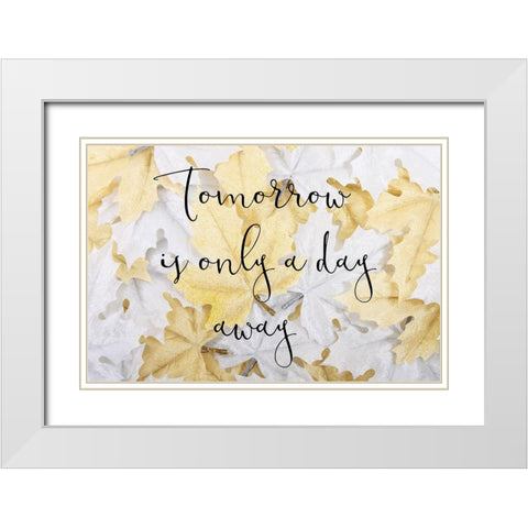 Tomorrow White Modern Wood Framed Art Print with Double Matting by Phillip, Jamie