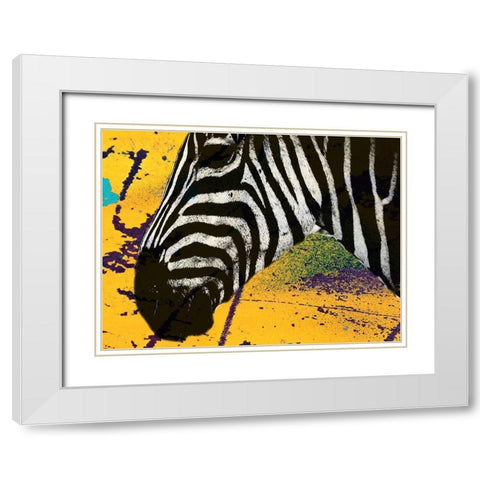 Africa Savanna White Modern Wood Framed Art Print with Double Matting by Phillip, Jamie