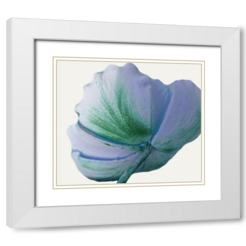 Florest Delight Jade White Modern Wood Framed Art Print with Double Matting by Phillip, Jamie