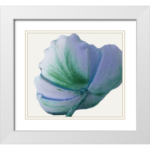 Florest Delight Jade White Modern Wood Framed Art Print with Double Matting by Phillip, Jamie