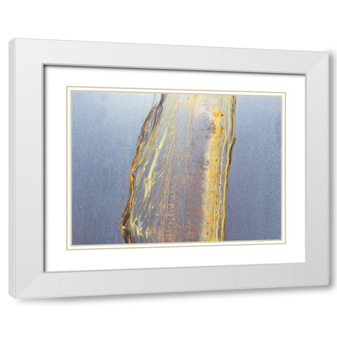 Honeycomb White Modern Wood Framed Art Print with Double Matting by Phillip, Jamie
