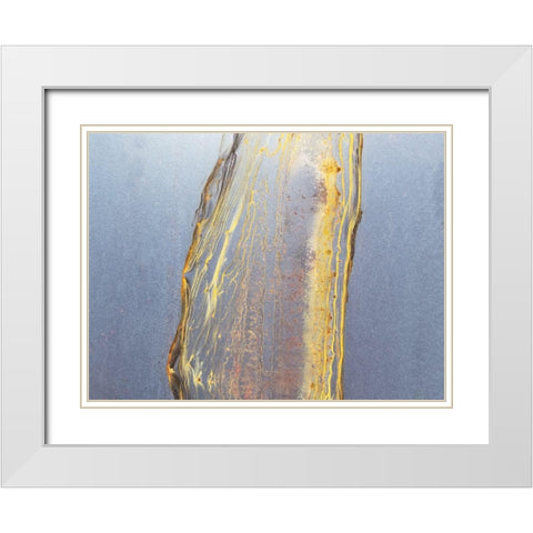 Honeycomb White Modern Wood Framed Art Print with Double Matting by Phillip, Jamie