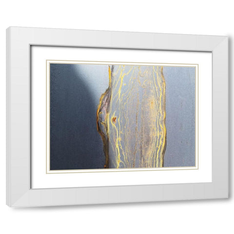 Honeycomb 2 White Modern Wood Framed Art Print with Double Matting by Phillip, Jamie