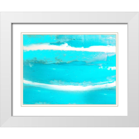 Cake Batter Ocean White Modern Wood Framed Art Print with Double Matting by Phillip, Jamie