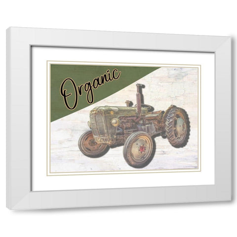 Organic Farm White Modern Wood Framed Art Print with Double Matting by Phillip, Jamie