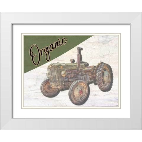 Organic Farm White Modern Wood Framed Art Print with Double Matting by Phillip, Jamie
