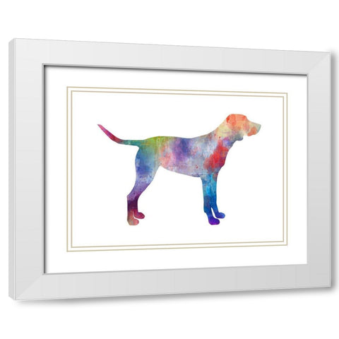 Good Dog 2 White Modern Wood Framed Art Print with Double Matting by Phillip, Jamie