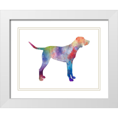 Good Dog 2 White Modern Wood Framed Art Print with Double Matting by Phillip, Jamie