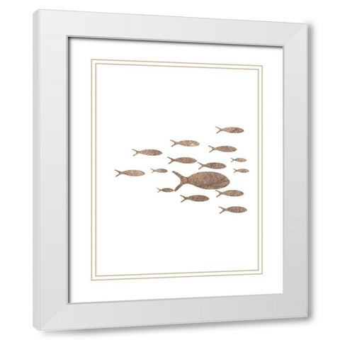 Old Shoal 1 White Modern Wood Framed Art Print with Double Matting by Phillip, Jamie