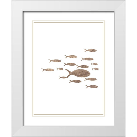 Old Shoal 1 White Modern Wood Framed Art Print with Double Matting by Phillip, Jamie