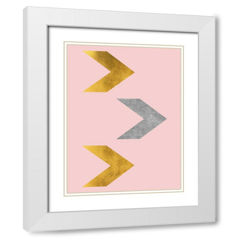 Prince and Palace 1 White Modern Wood Framed Art Print with Double Matting by Phillip, Jamie