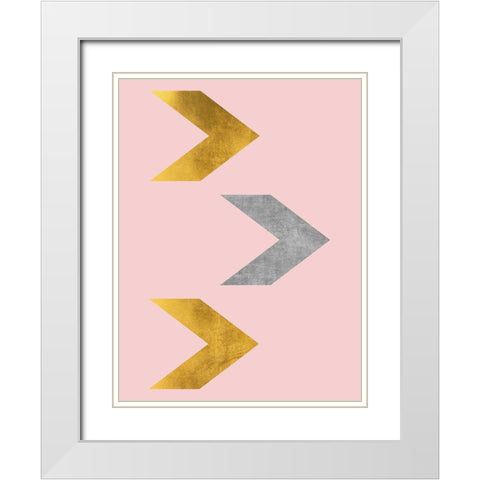 Prince and Palace 1 White Modern Wood Framed Art Print with Double Matting by Phillip, Jamie