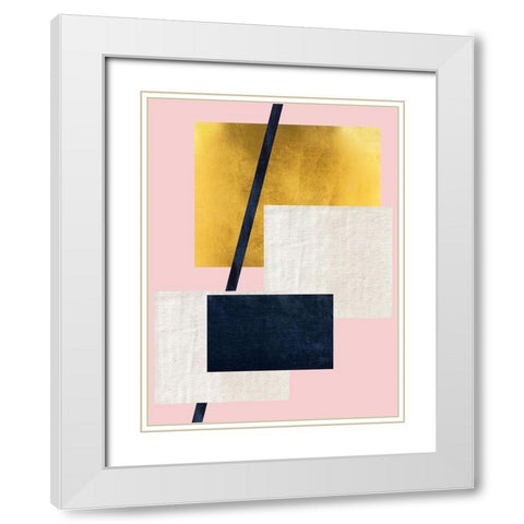 Prince and Palace 2 White Modern Wood Framed Art Print with Double Matting by Phillip, Jamie