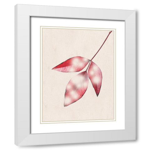 Red Fall White Modern Wood Framed Art Print with Double Matting by Phillip, Jamie