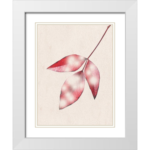 Red Fall White Modern Wood Framed Art Print with Double Matting by Phillip, Jamie