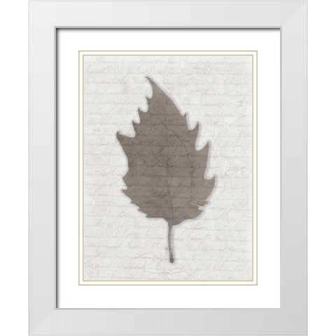 Leafted up 2 White Modern Wood Framed Art Print with Double Matting by Phillip, Jamie