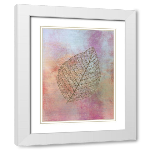 Beleaf 1 White Modern Wood Framed Art Print with Double Matting by Phillip, Jamie