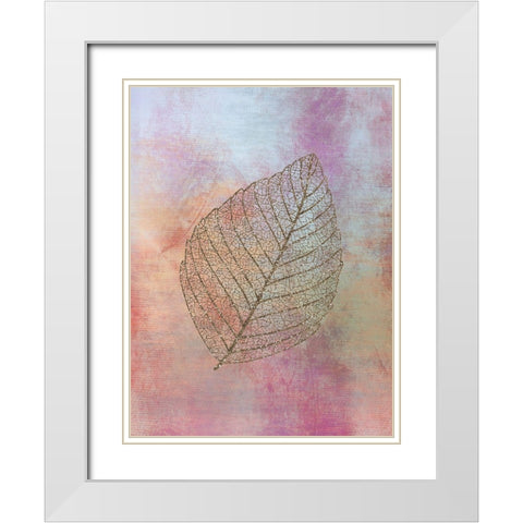 Beleaf 1 White Modern Wood Framed Art Print with Double Matting by Phillip, Jamie
