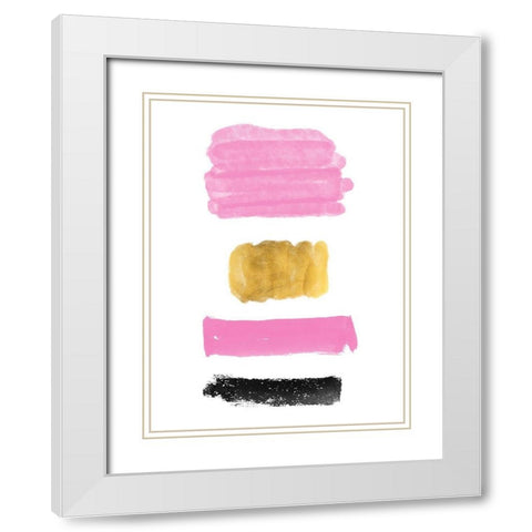 Splener 1 White Modern Wood Framed Art Print with Double Matting by Phillip, Jamie