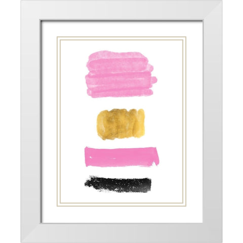 Splener 1 White Modern Wood Framed Art Print with Double Matting by Phillip, Jamie