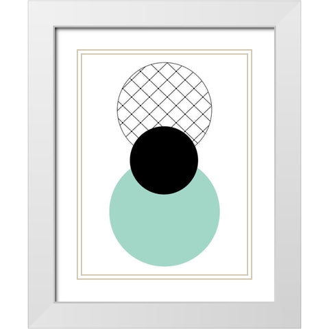 Spindle White Modern Wood Framed Art Print with Double Matting by Phillip, Jamie