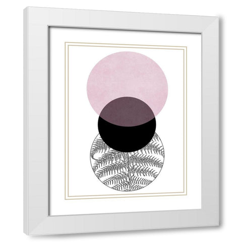 Spindle 2 White Modern Wood Framed Art Print with Double Matting by Phillip, Jamie