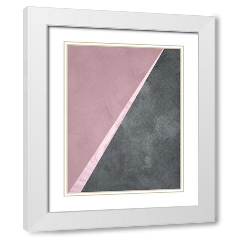 Point In Space 2 White Modern Wood Framed Art Print with Double Matting by Phillip, Jamie