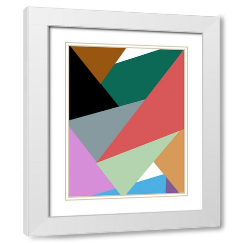 The Right Angle White Modern Wood Framed Art Print with Double Matting by Phillip, Jamie