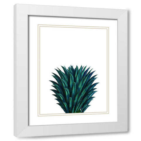 Soothe Me White Modern Wood Framed Art Print with Double Matting by Phillip, Jamie