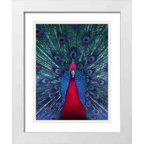 Pcolors White Modern Wood Framed Art Print with Double Matting by Phillip, Jamie