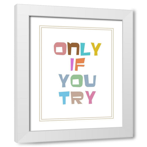 Try White Modern Wood Framed Art Print with Double Matting by Phillip, Jamie