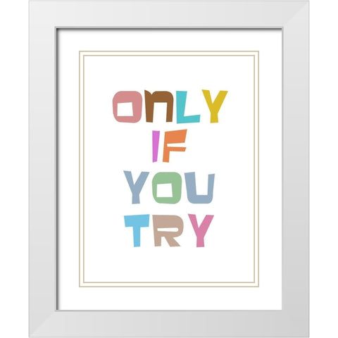 Try White Modern Wood Framed Art Print with Double Matting by Phillip, Jamie