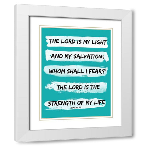 The Lord White Modern Wood Framed Art Print with Double Matting by Phillip, Jamie