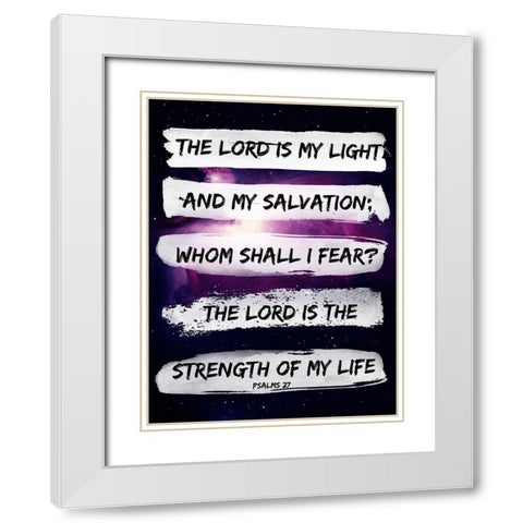 The Lord 2 White Modern Wood Framed Art Print with Double Matting by Phillip, Jamie