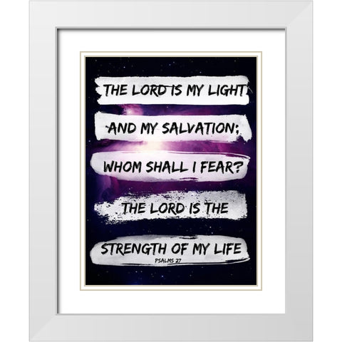 The Lord 2 White Modern Wood Framed Art Print with Double Matting by Phillip, Jamie