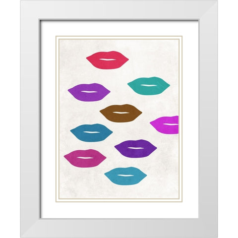Beauty Queen 5 White Modern Wood Framed Art Print with Double Matting by Phillip, Jamie