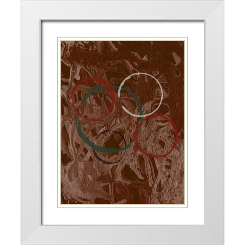 Rings Of Zambia White Modern Wood Framed Art Print with Double Matting by Phillip, Jamie