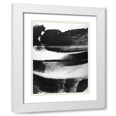 Butter Cream 1 White Modern Wood Framed Art Print with Double Matting by Phillip, Jamie