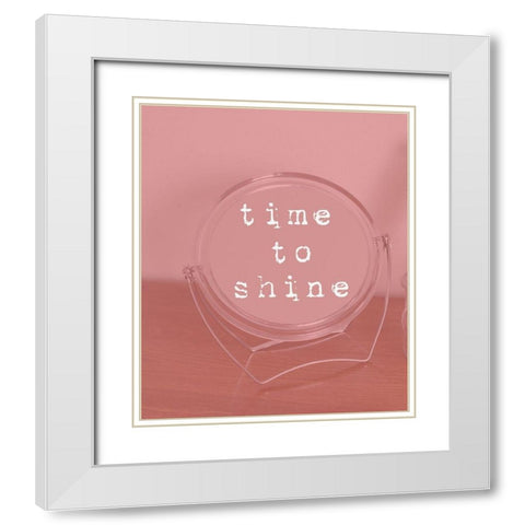 Shine White Modern Wood Framed Art Print with Double Matting by Phillip, Jamie