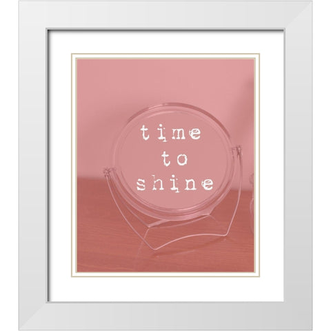 Shine White Modern Wood Framed Art Print with Double Matting by Phillip, Jamie