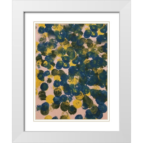 Avenue N Abstract 2 White Modern Wood Framed Art Print with Double Matting by Phillip, Jamie