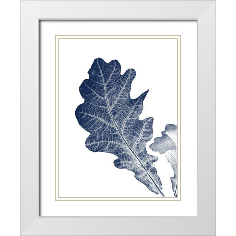 True Blue White Modern Wood Framed Art Print with Double Matting by Phillip, Jamie