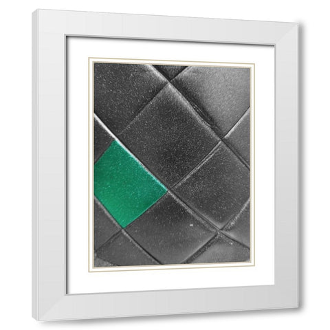 Black Emerald White Modern Wood Framed Art Print with Double Matting by Phillip, Jamie