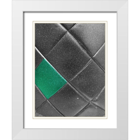 Black Emerald White Modern Wood Framed Art Print with Double Matting by Phillip, Jamie