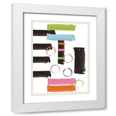 Come Up White Modern Wood Framed Art Print with Double Matting by Phillip, Jamie